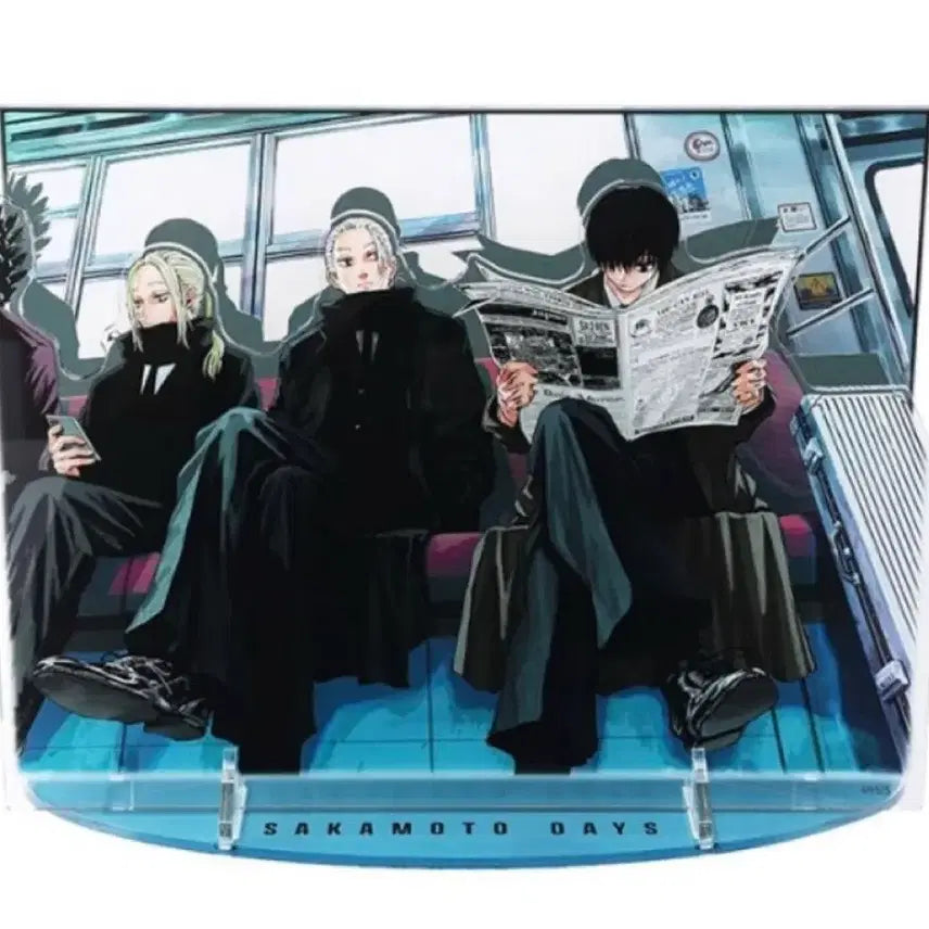 [BUNJANG] Sakamoto Days Subway GIGA Acrylic Nagumo Shishiba Sakamoto / 사카모토데이즈 구오더 지하철 GiGA 아크릴 나구모 시시바 사카모토 사카데이