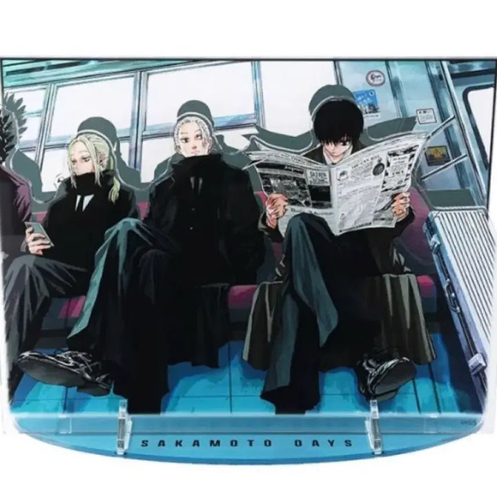 [BUNJANG] Sakamoto Days Subway GIGA Acrylic Nagumo Shishiba Sakamoto / 사카모토데이즈 구오더 지하철 GiGA 아크릴 나구모 시시바 사카모토 사카데이