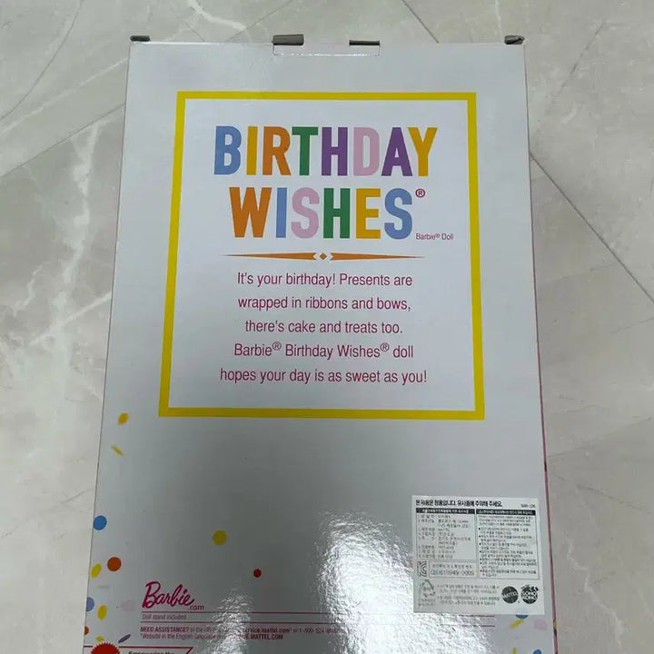 [BUNJANG] Barbie Signature 2022 Birthday Wishes Barbie Doll / 바비 시그니처 2022년 벌스데이 위시스 바비인형
