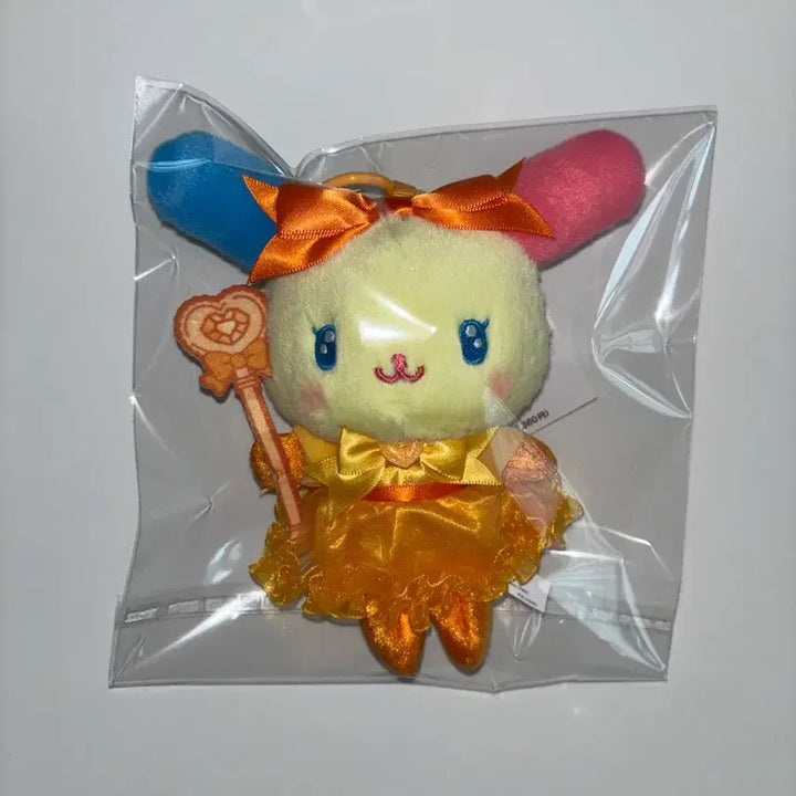 [BUNJANG] Sanrio Usahana Colorful Dress Mascot Plush Doll / 산리오 우사하나 컬러풀 드레스 마스코트 누이 인형