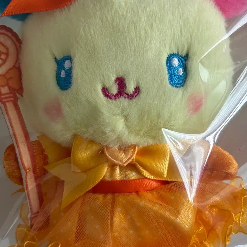 [BUNJANG] Sanrio Usahana Colorful Dress Mascot Plush Doll / 산리오 우사하나 컬러풀 드레스 마스코트 누이 인형