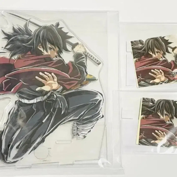 [BUNJANG] Ufotable Kimetsu no Yaiba Web Lottery Tomioka Giyu Acrylic Stand + Sticker Set (Sealed) / [미개봉] (마지막 1) 귀멸의 칼날 웹쿠지 엔드롤 토미오카 기유 아크릴스탠드+스티커