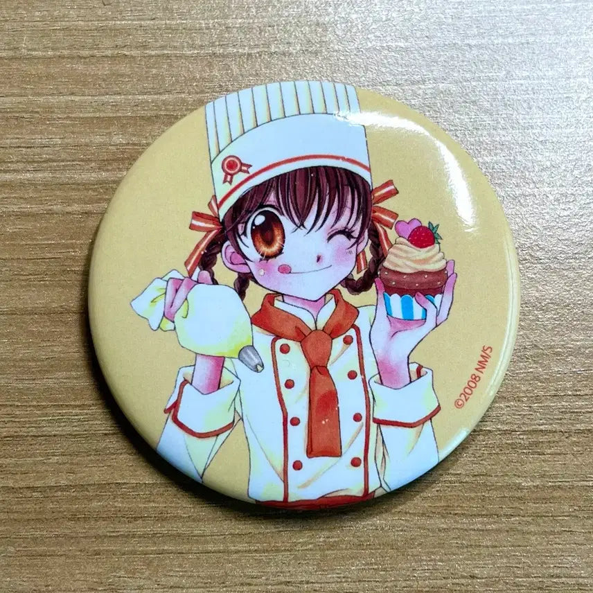 [BUNJANG] Yumeiro Patissiere Pop-up Can Badge - Gam-ttalgi / 꿈빛 파티시엘 팝업 캔뱃지 감딸기