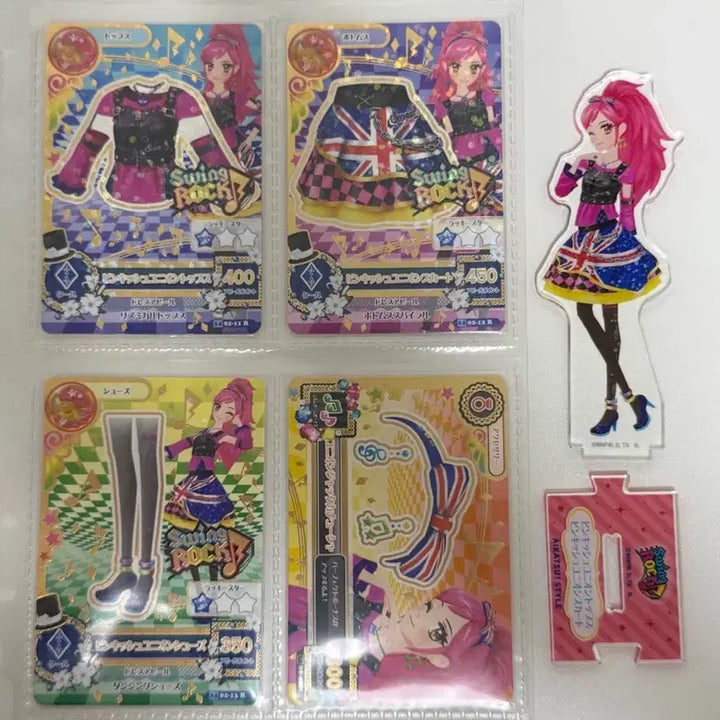 [BUNJANG] Aicatsu Seira Pinkish Union Japanese Edition Card Acrylic Bundle Set / 아이카츠 세이라 핑키쉬 유니온 일판 카드 아크릴 일괄