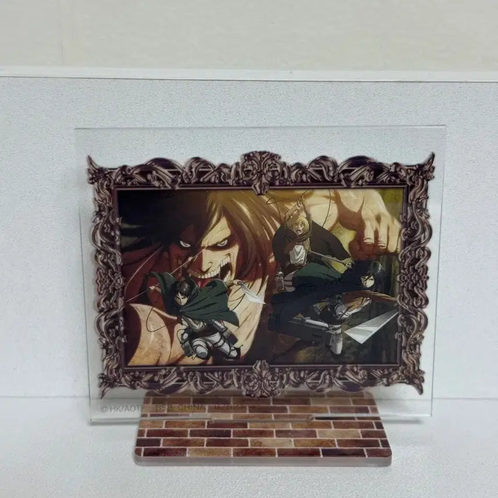 [BUNJANG] Attack on Titan Mikasa Ackerman Framed Acrylic Stand Bundle / [진격의 거인] 미카사, 액자 아크릴 스탠드 일괄 (단순전시)