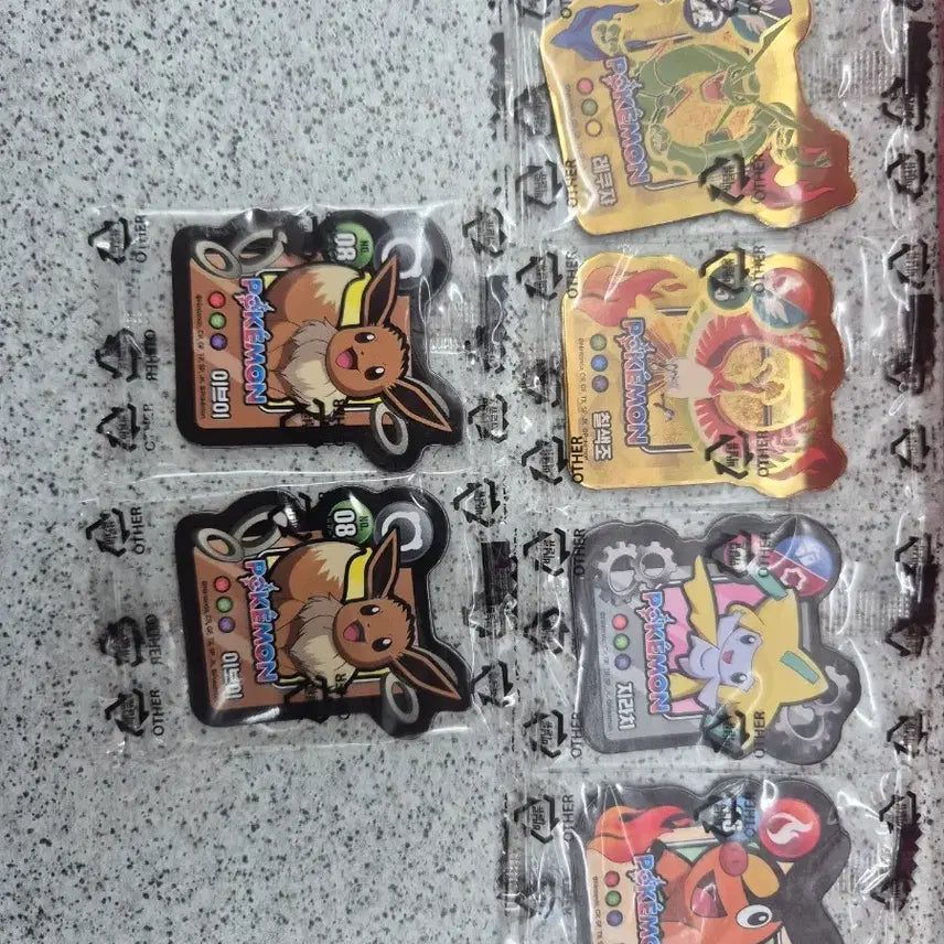 [BUNJANG] Pokemon Bakery Magnet Set (Sealed) / 포켓몬 쿠키 레쿠자 /이브이 / 지라치 / 칠색조 / 뚜꾸리 마그넷 판매