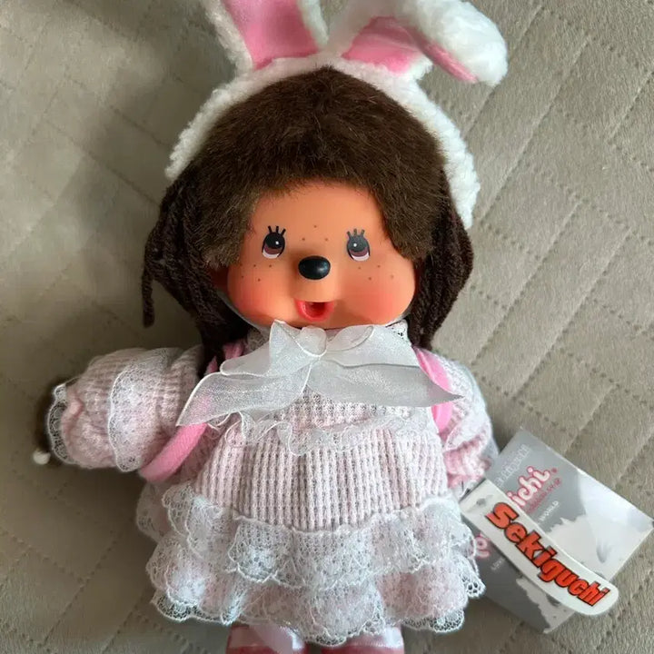 [BUNJANG] Monchhichi Lolita Rabbit Costume / 몬치치 코스튬 로리타 토끼