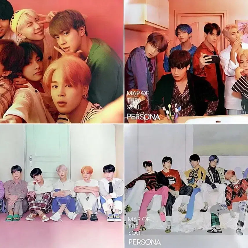 [BUNJANG] BTS Map of the Soul: Persona Poster Set (4 Types, First Press) / bts persona poster 방탄 페르소나 포스터 4종 세트