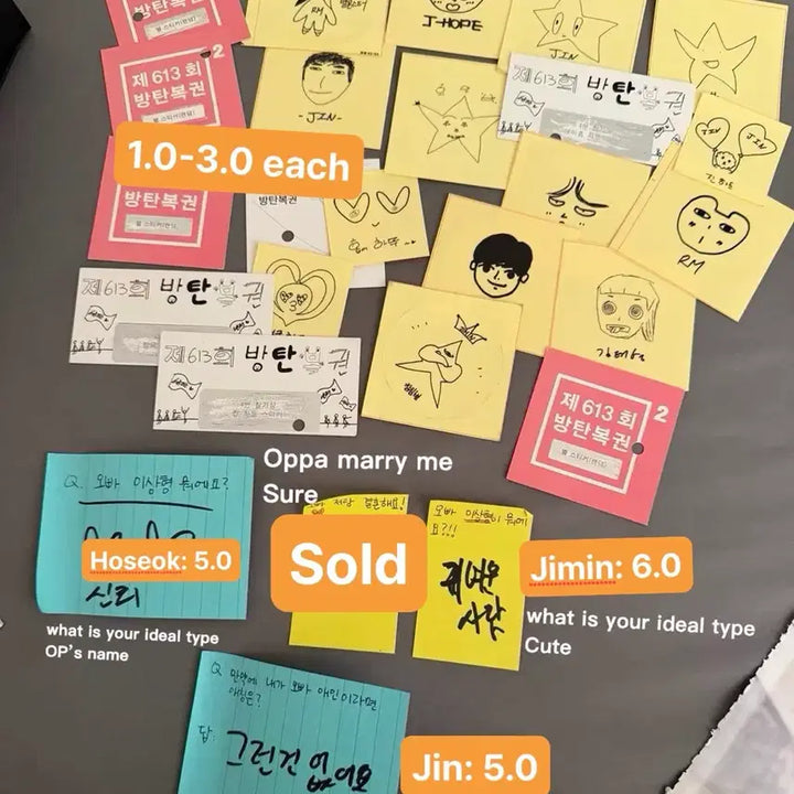 [BUNJANG] BTS Fan Sign Event Studio Sticker / 방탄 bts 팬사인회 공방 스티커