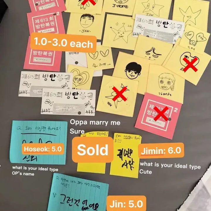 [BUNJANG] BTS Fan Sign Event Studio Sticker / 방탄 bts 팬사인회 공방 스티커