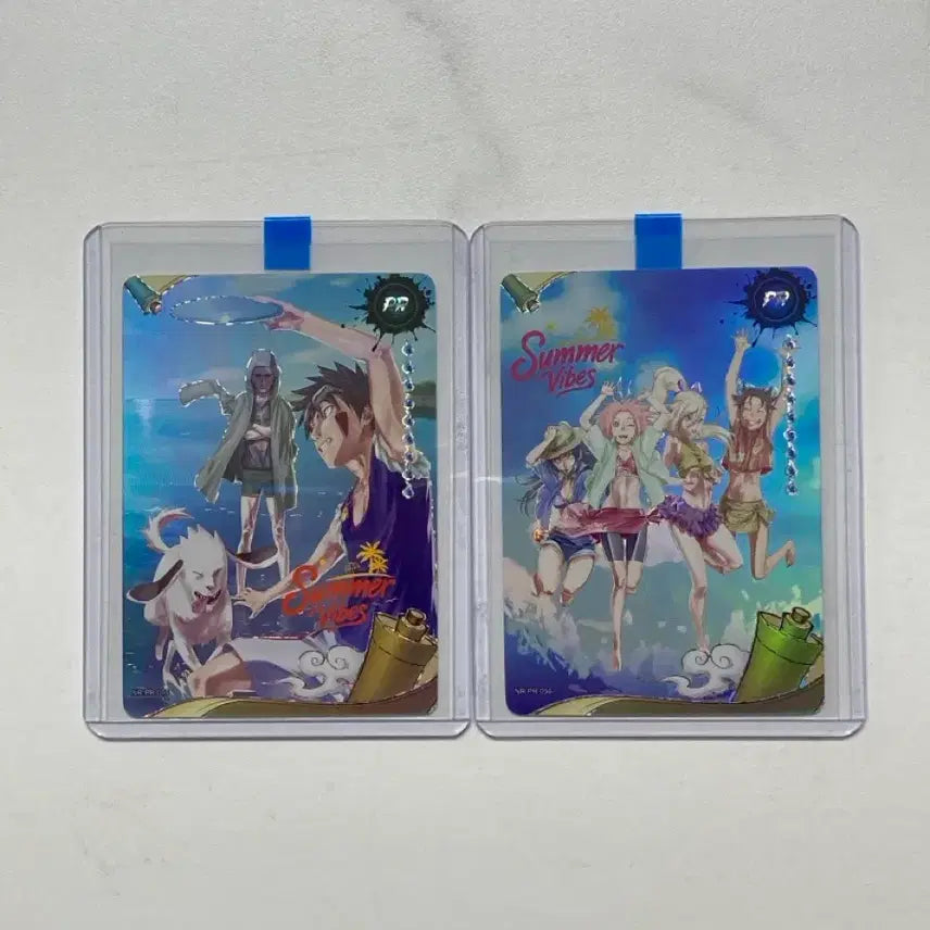[BUNJANG] KAYOU Naruto Summer Vibes Sakura Swimsuit Promo Card Set / KAYOU 나루토 프로모 카드 사쿠라 수영복 썸머 바이브 연번 세트