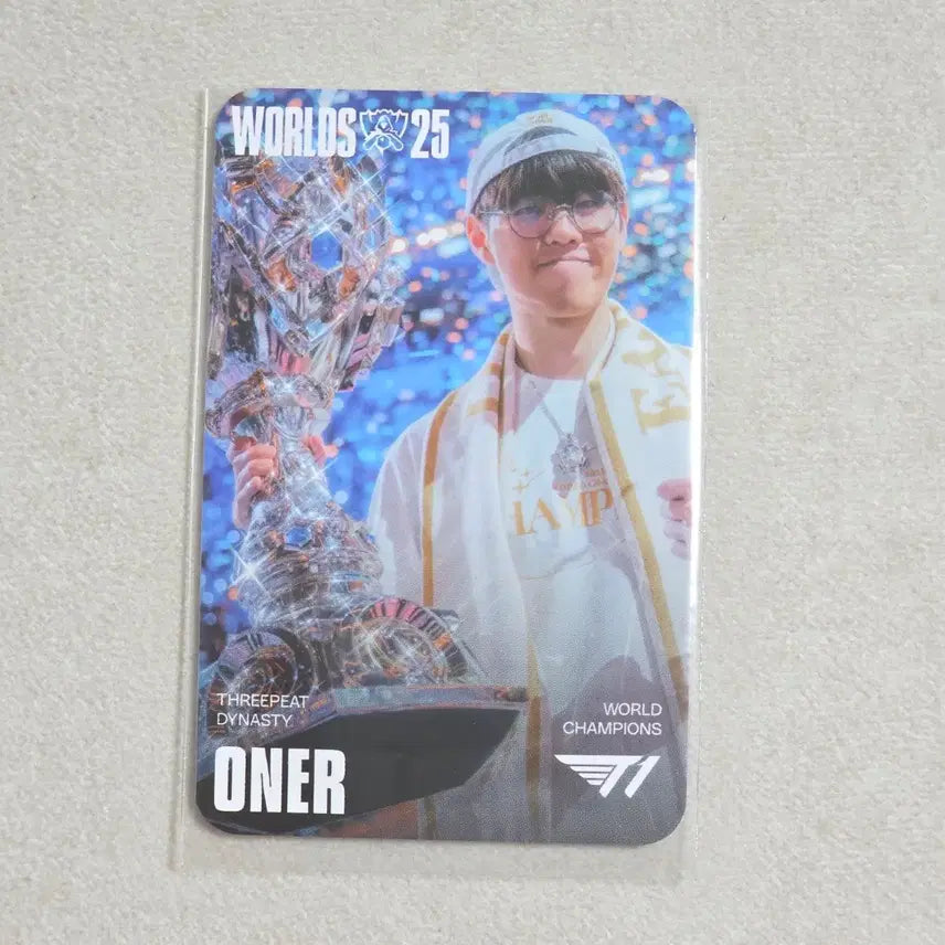[BUNJANG] T1 Oner LoL Worlds Skin Photocard / 대전 msi 티원 t1 월즈 스킨 포토카드 오너 oner