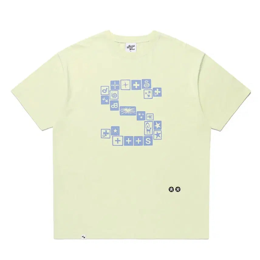 [BUNJANG] KABISHI Ha Hyun Sang S-Archive Short Sleeve T-Shirt Yellow / 카비시 하현상 S-아카이브 숏슬리브 티셔츠 옐로우