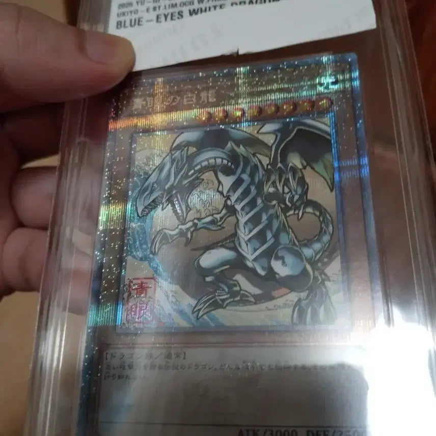 [BUNJANG] Yu-Gi-Oh! Blue-Eyes White Dragon 25th Anniversary Ukiyo-e Quarter Century Grading 9 / 유희왕 푸른눈의백룡 25주년 쿼싴 우키요에 BRG 9