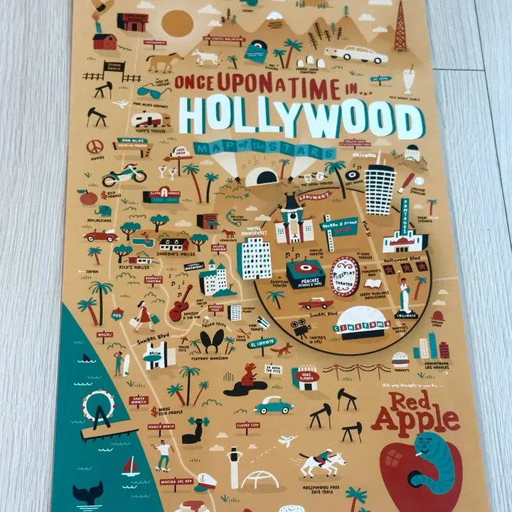 [BUNJANG] Once Upon a Time in Hollywood Limited Edition A3 Movie Poster / [초희귀한정판]영화 원스어폰어타임인할리우드 포스터(A3)