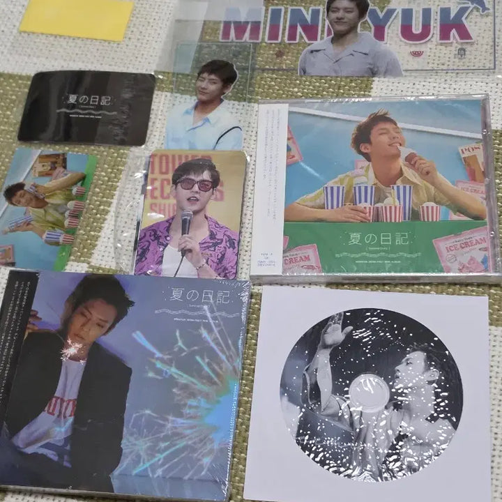 [BUNJANG] BTOB Lee Minhyuk Japan Summer Diary Album Photocard Bundle Set / 가격내림) 비투비 이민혁 일본 여름일기(Summer Diary) 앨범 포카 일괄