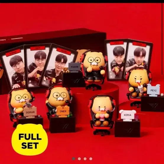 [BUNJANG] T1 Friends Chunssi Full Set Figure / T1 X 프렌즈 랜덤 피규어_춘식이 풀세트