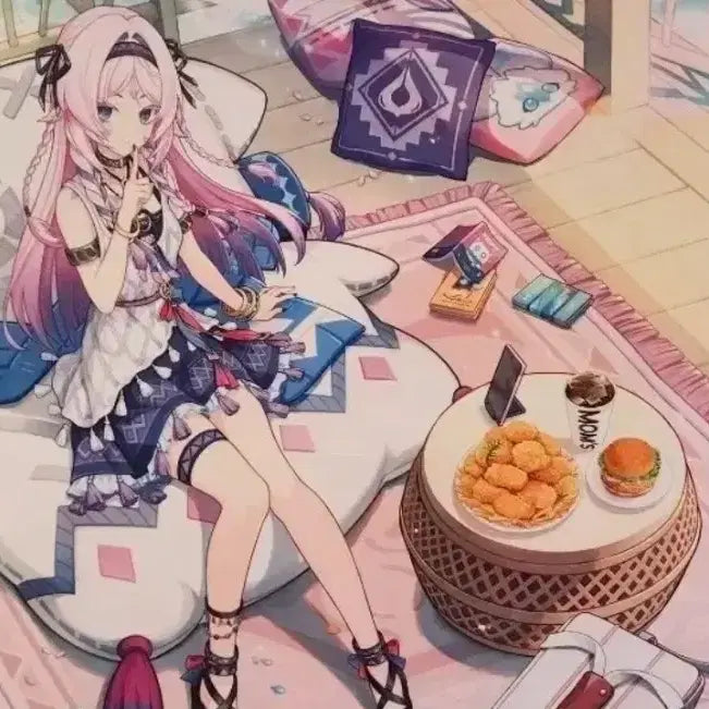 [BUNJANG] Genshin Impact Shyltlarri Desk Mat / 원신 PC라운지 시틀라리 장패드