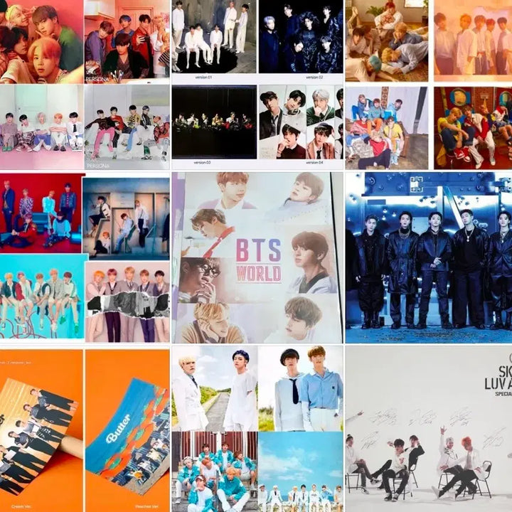 [BUNJANG] BTS Official Album Poster Bundle Set (21 Posters + 2018 Season&