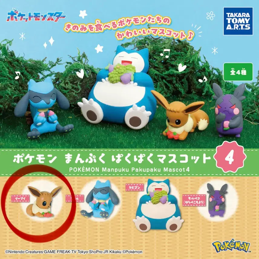 [BUNJANG] Sealed Pokemon Eevee Gacha / (미개봉) 포켓몬 냠냠 가챠 이브이
