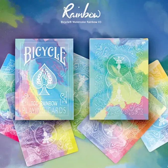 [BUNJANG] Bicycle TCC Rainbow Cedar Blue Limited Edition Deck / 2500덱 한정 바이시클 TCC Rainbow 시더 블루