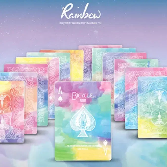 [BUNJANG] Bicycle TCC Rainbow Cedar Blue Limited Edition Deck / 2500덱 한정 바이시클 TCC Rainbow 시더 블루