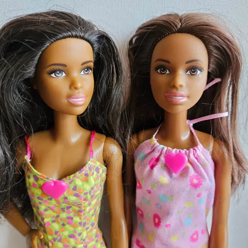 [BUNJANG] Vintage Black Barbie Doll Set / 빈티지 흑바비인형 세트
