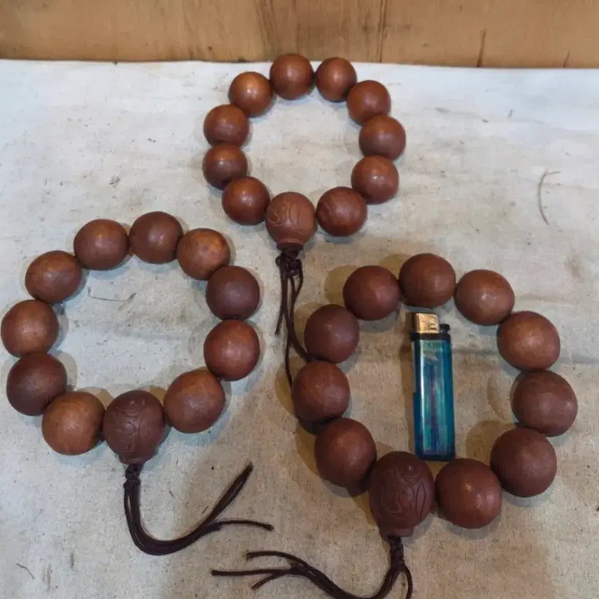 [BUNJANG] Large Bead Prayer Beads Set (3 Pieces) / 굵은알 염주 3점