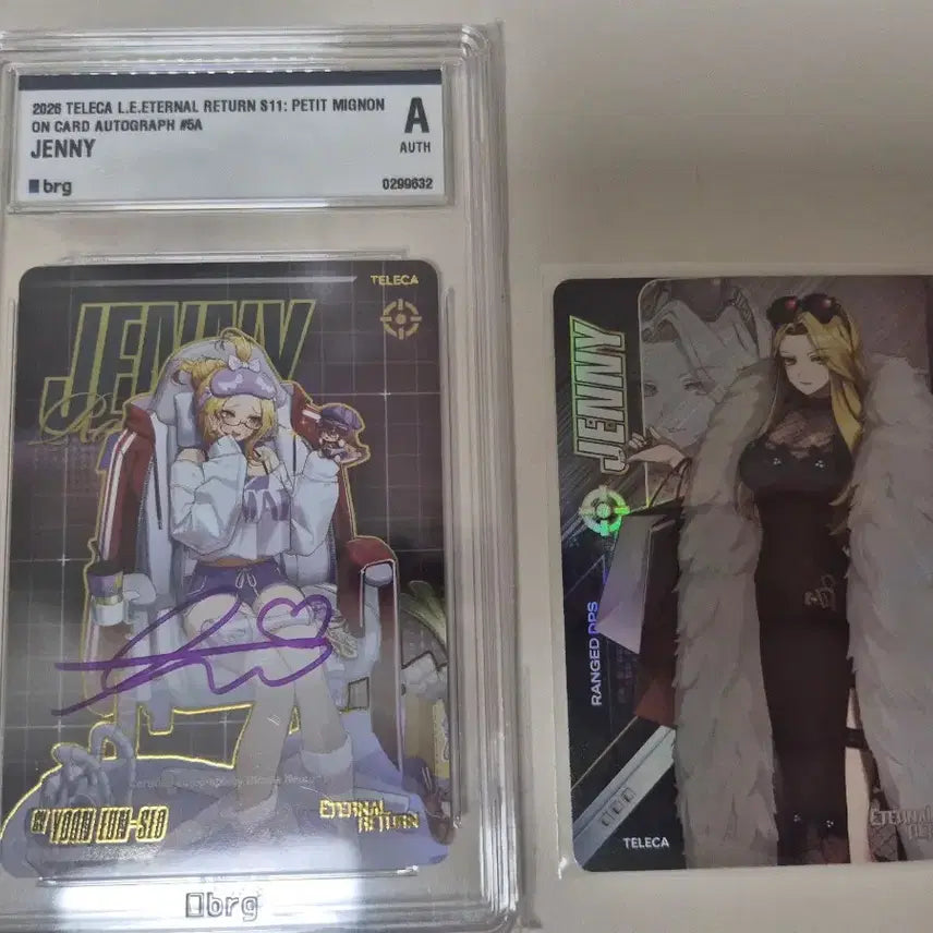 [BUNJANG] Eternal Return Tereca Jennie Autographed Card / 이터널리턴 테레카 제니 친필 사인카드