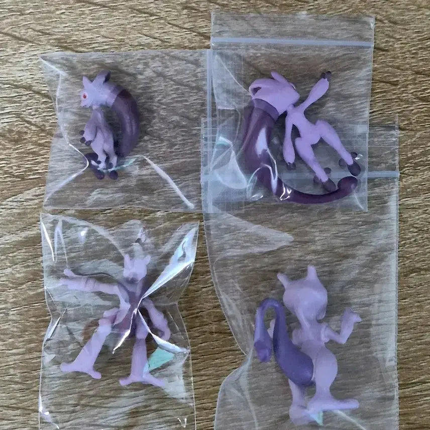 [BUNJANG] Pokemon Classic Strap Mewtwo Megavolution Set / 포켓몬 피규어 고전 스트랩 뮤츠 메가진화세트
