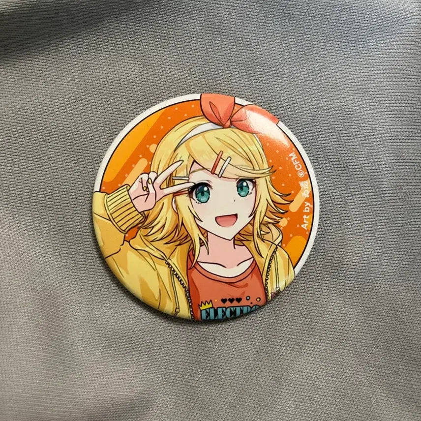 [BUNJANG] Vocaloid Kagamine Rin Can Badge / 보컬로이드 보카로 카가미네 린 캔뱃지