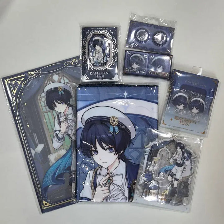[BUNJANG] Genshin Impact Night of Lights Wanderer Full Merchandise Set / 원신 찬란한밤의연회 방랑자 굿즈 풀세트 팝니다.