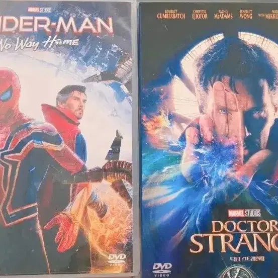 [BUNJANG] Spider-Man: No Way Home &amp; Doctor Strange 2 Movie DVD Bundle / 스파이더맨 노웨이홈, 닥터스트레인지 2 영화 DVD