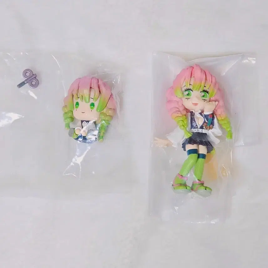 [BUNJANG] Demon Slayer Mitsuri Kanroji Fapeton Gacha Figure Bundle Set / 귀멸의 칼날 팔버스, 페탓토 칸로지 미츠리 가챠 피규어