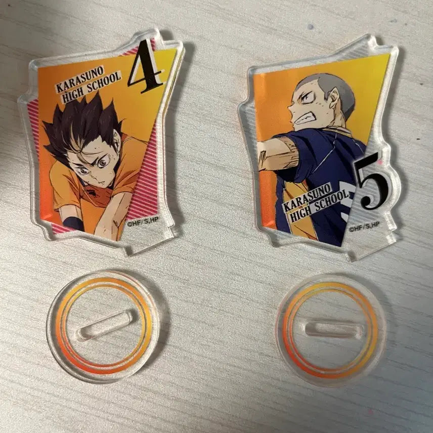[BUNJANG] Haikyu!! Nishinoya Yu, Tanaka Ryunosuke Acrylic Stand Bundle Set / 하이큐 아크릴 니시노야 유, 타나카 류노스케 일괄 판매