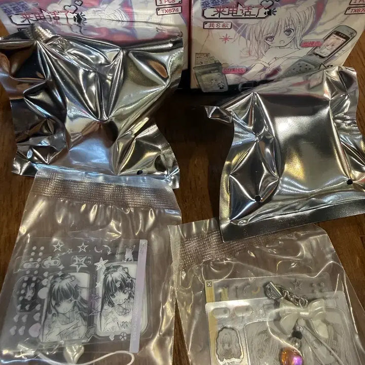 [BUNJANG] Shugo Chara! Cell Phone Charm Set (Rima, Nadeshiko) / 일괄)캐릭캐릭체인지 휴대폰 키링 리마, 나데시코(시아) 판매