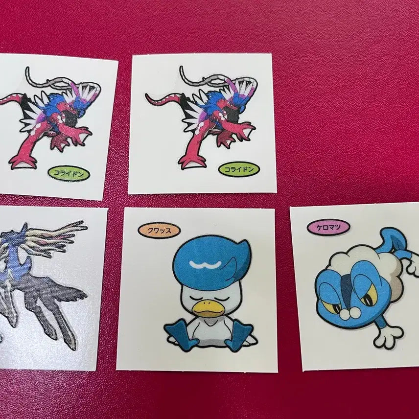 [BUNJANG] Pokemon Japanese Edition Sticker Set / 포켓몬 일판 띠부씰