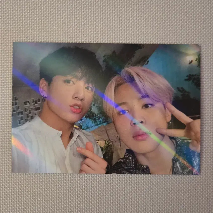 [BUNJANG] BTS Magic Shop Ticket Holder Photocard Jungkook Jimin / BTS 방탄 머스터 머오터 매직샵 티켓홀더포카 정국지민