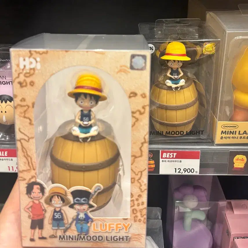 [BUNJANG] One Piece Luffy Mini Mood Lamp / [원피스] 루피 미니 무드등