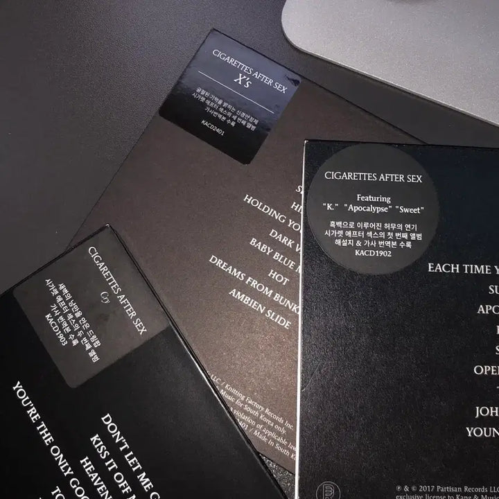 [BUNJANG] Cigarettes After Sex 5 Album Bundle Set / 시가렛 애프터 섹스 앨범 5종 일괄