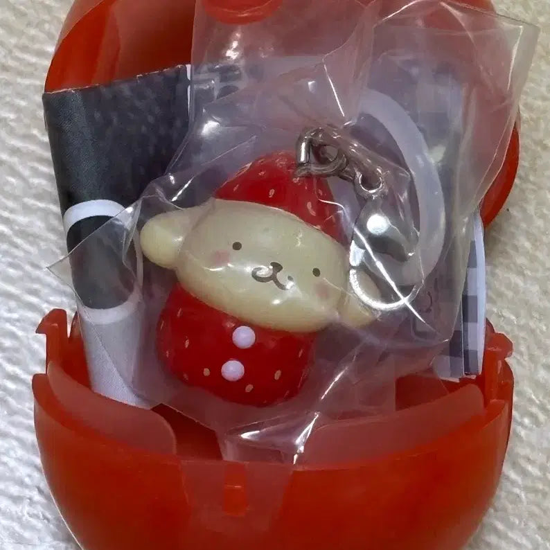 [BUNJANG] Sanrio Pompompurin Strawberry Marker / 산리오 딸기 메지루시 폼폼푸린