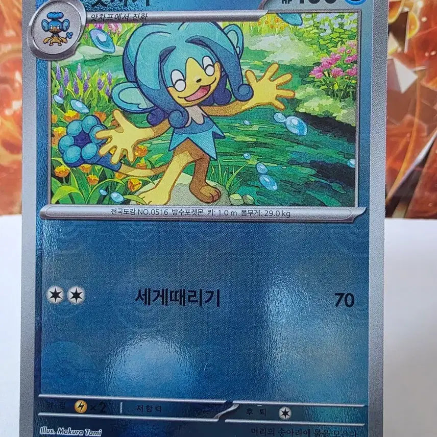 [BUNJANG] Pokemon Card Monbol Yakichi 100/70 / 포켓몬 카드 몬볼 야차키 100/70