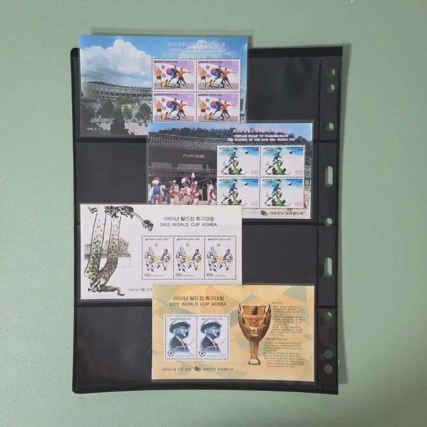 [BUNJANG] 2002 FIFA World Cup Related Stamp Sheet Set (21 Types) / (우표) 2002월드컵 관련 시트 21종 풀세트