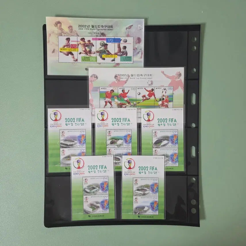 [BUNJANG] 2002 FIFA World Cup Related Stamp Sheet Set (21 Types) / (우표) 2002월드컵 관련 시트 21종 풀세트