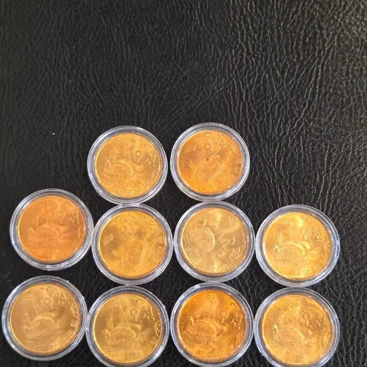 [BUNJANG] 1969 5 Won Copper Uncirculated Coins (10-Piece Bundle) / 1969년 5원 적동 미사용주화 10개 일괄 판매합니다