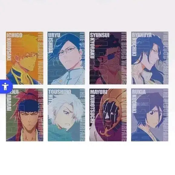 [BUNJANG] Bleach Ichiban Kuji H Prize Canvas Board Set (8 Types) / 블리치 제일복권 H상 캔버스 보드 8종 세트