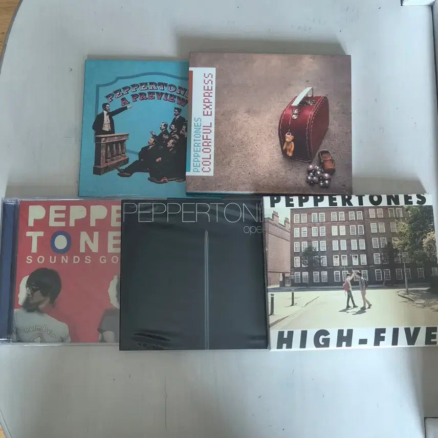 [BUNJANG] Peppertones CD Album Bundle Set (Sealed) / [미개봉] 페퍼톤스 CD 앨범 일괄 판매