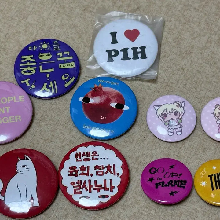 [BUNJANG] P1Harmony Pin Badge Set / 피원하모니 비공굿 핀뱃지 뱃지 핀버튼 양도