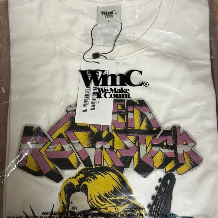 [BUNJANG] WMC x JOOYEON Alien Rock Star T-Shirt White / wmc 엑디즈 주연 콜라보 티셔츠
