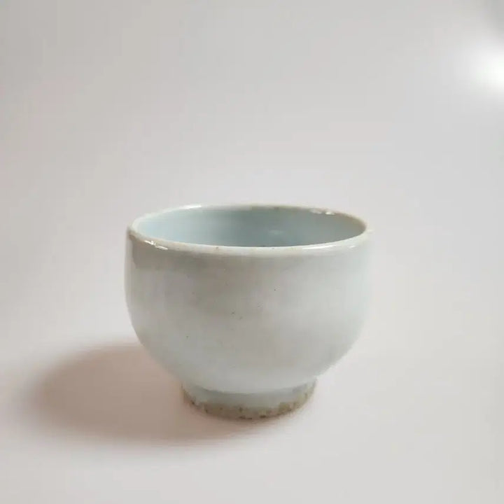[BUNJANG] Joseon Dynasty Late Period Celadon Porcelain White Teacup / 골동품 조선시대 후기 조선백자 순백자잔